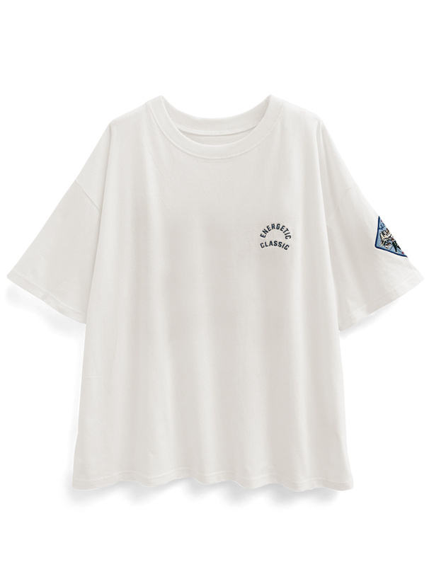 ワッペン刺繍ビッグTシャツ