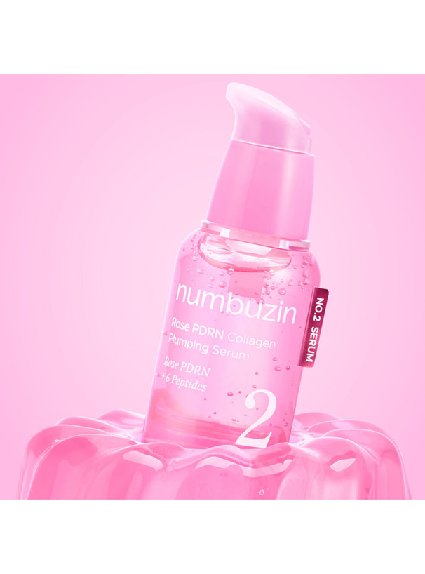 numbuzin 2番 ローズPDRNコラーゲンプランピングセラム