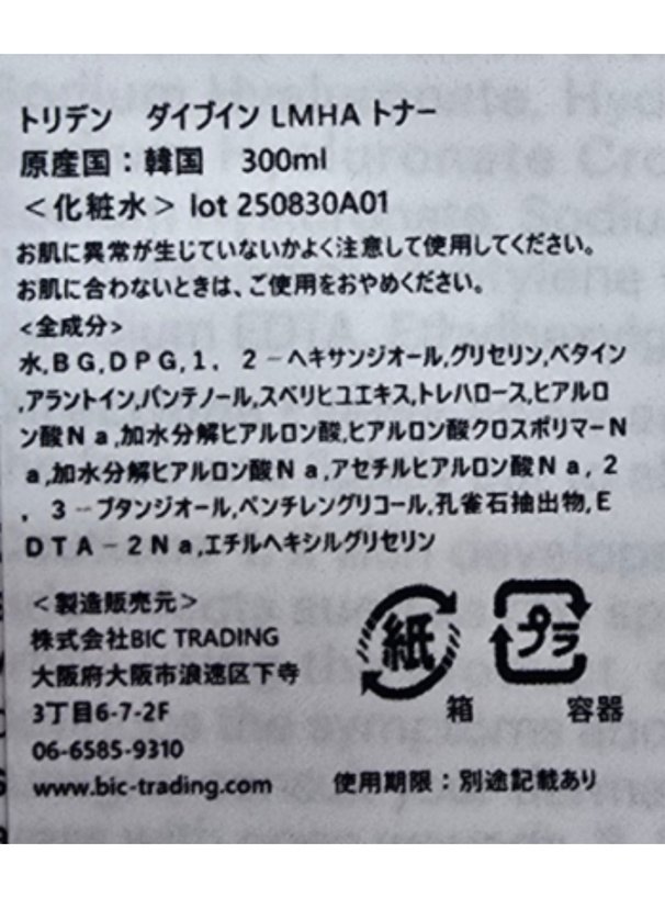 Torriden ダイブイントナー