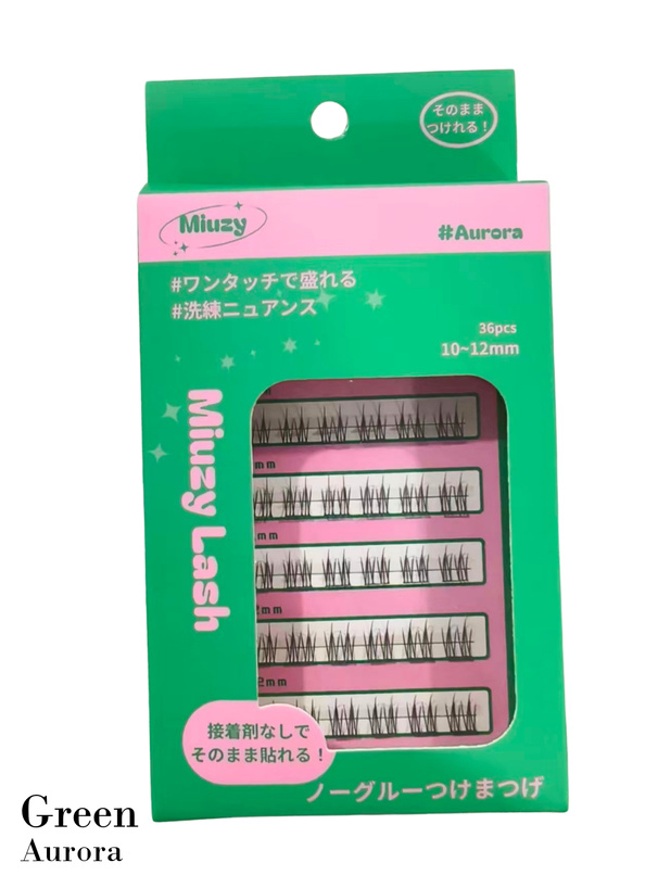 miuzy lash ノーグルーつけまつげ