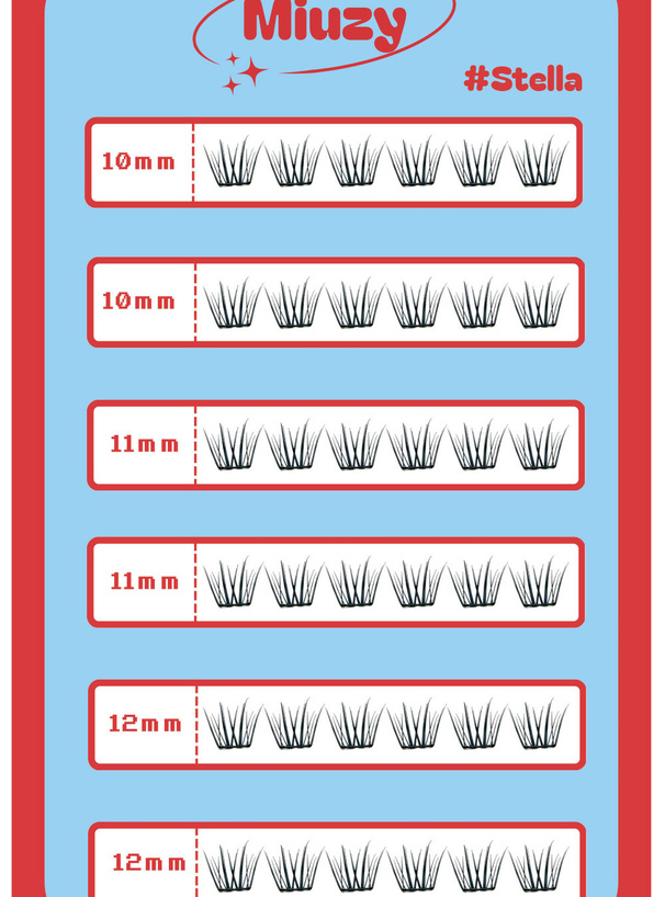 miuzy lash ノーグルーつけまつげ