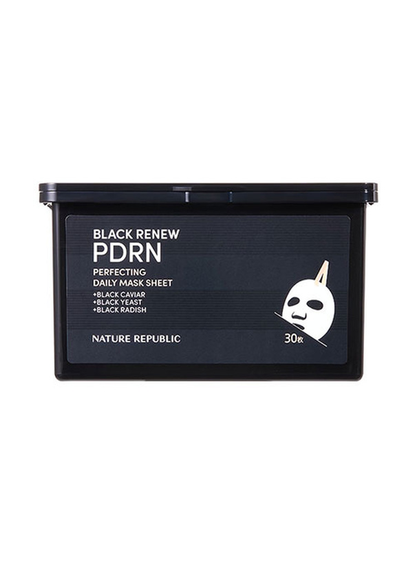 NATUREREPUBLIC ブラックPDRNデイリーシートマスク