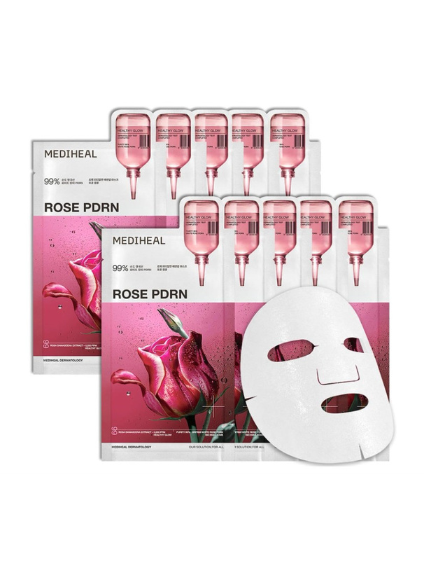MEDIHEAL ローズPDRNエッセンシャルマスクヘルシーグロウ