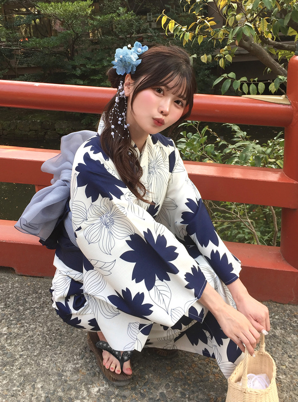 麻の葉柄下駄