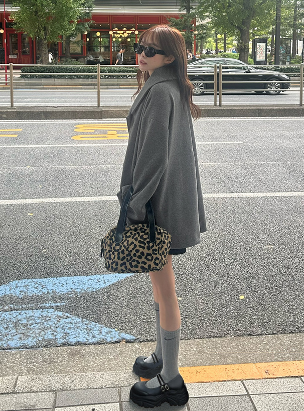 厚底ダブルストラップシューズ
