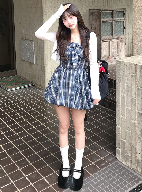 厚底ダブルストラップシューズ