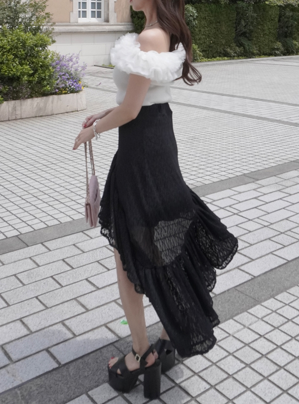クロスストラップ厚底サンダル