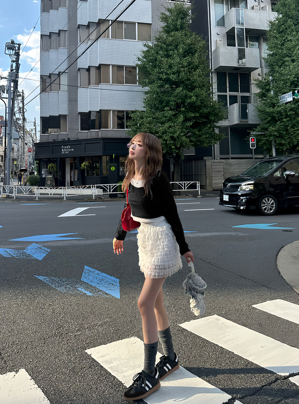 ダブルラインスニーカー
