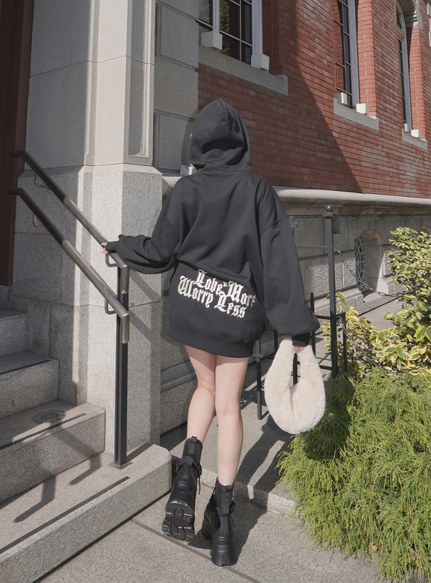 2Wayストラップ付き厚底レースアップショートブーツ