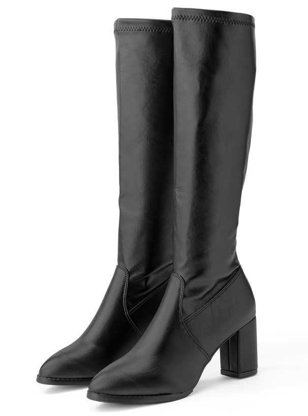 ポインテッドトゥロングブーツ