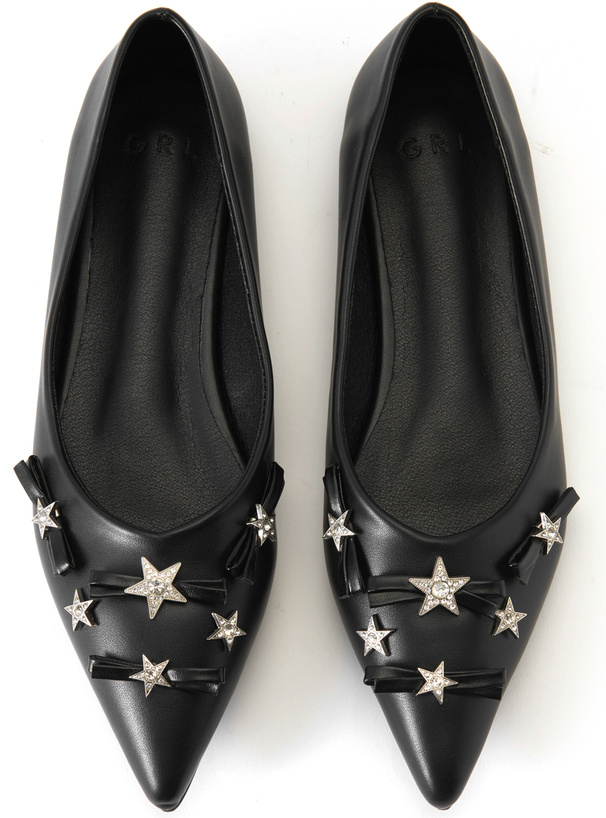 スターリボンパンプス