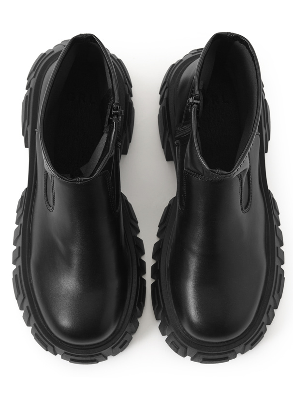 厚底ショートブーツ