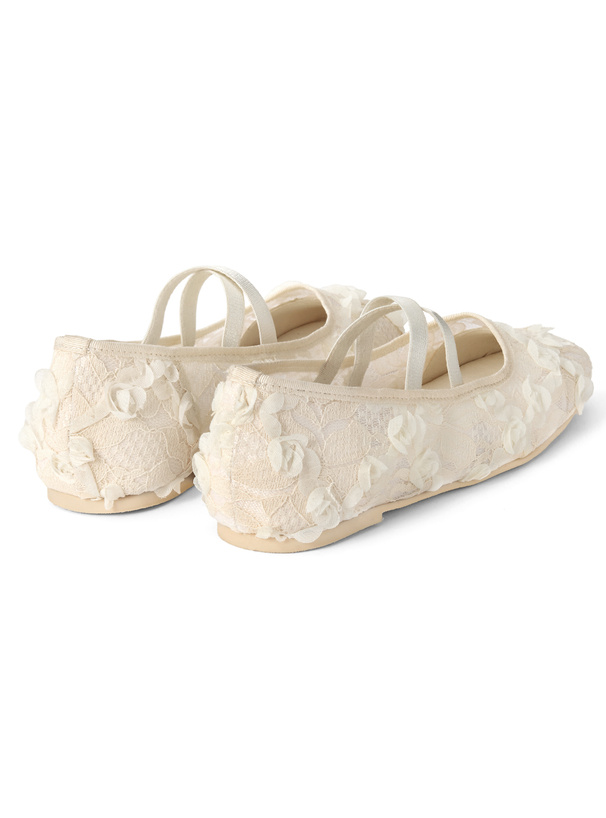 レースバレエシューズ