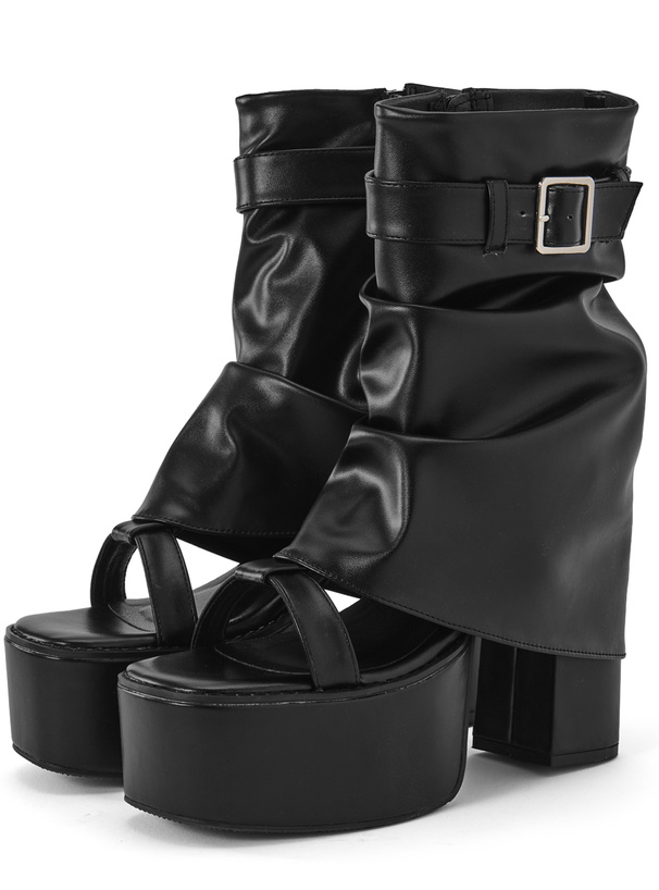 カバー厚底サンダル[ci635]