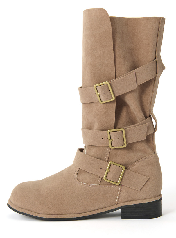 スエードベルトブーツ