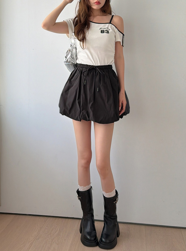 レザーミドルブーツ