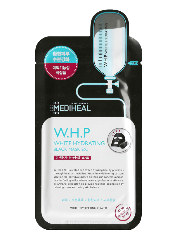 Mediheal W.H.P White Hydrating Black Mask EX. 10枚入り