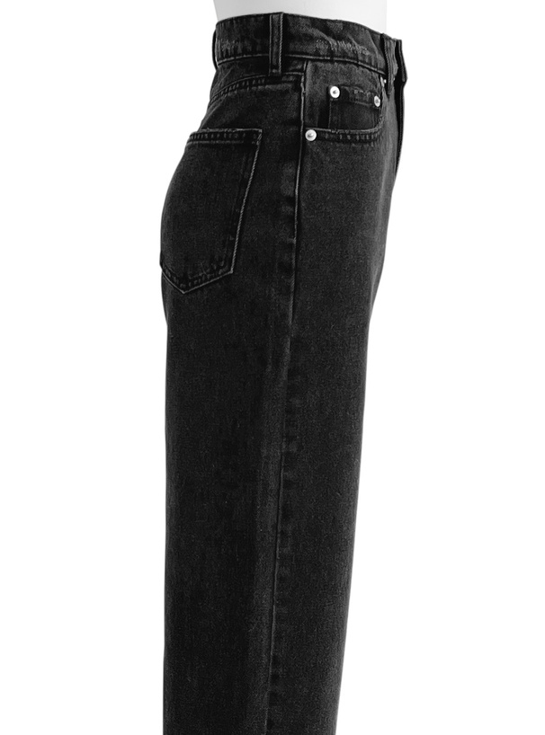 ハイウエストストレートデニムパンツ