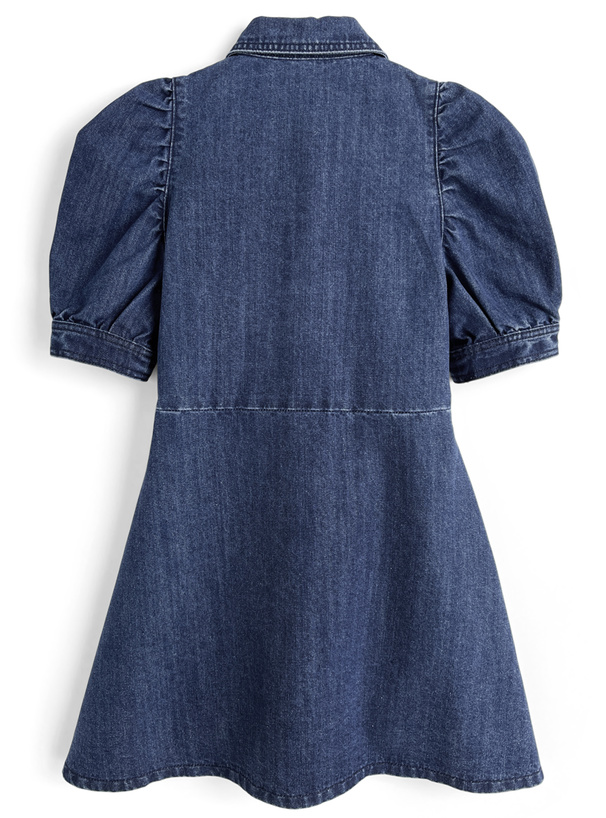 デニムフレアミニワンピース(XS INDIGO): ONEPIECE