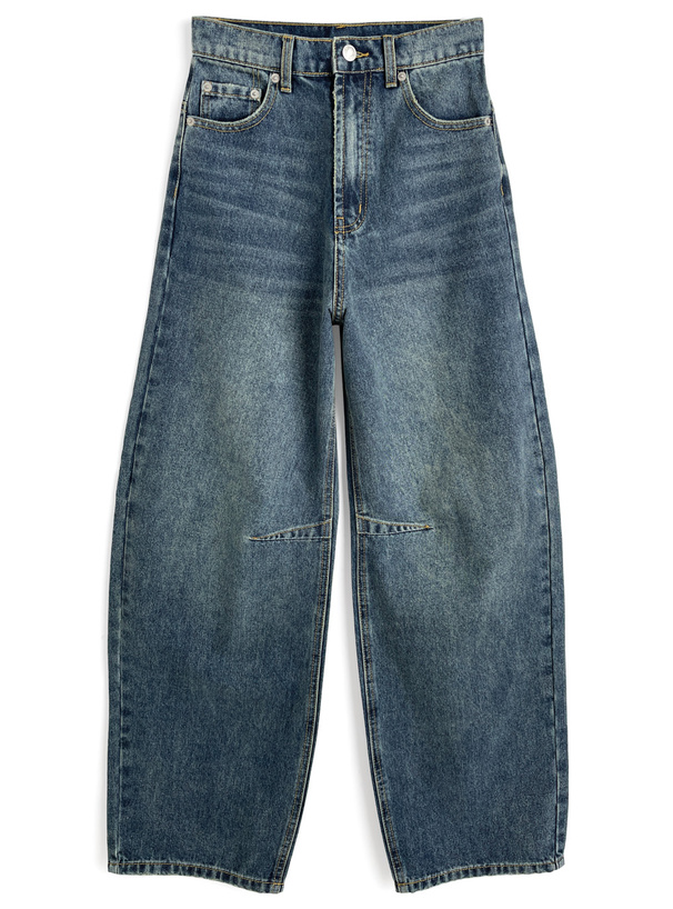 ワイドカーブデニムパンツ