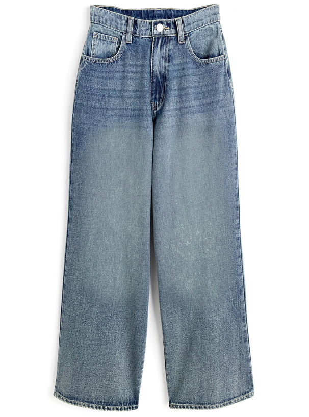 ポケットレースストレートデニムパンツ[cu566]