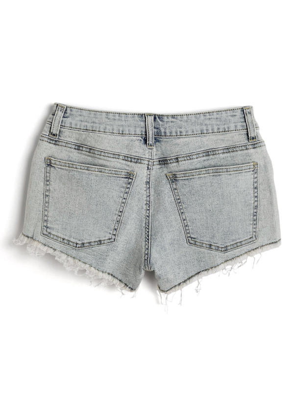 ローライズフリンジデニムショートパンツ[cu567] | レディース