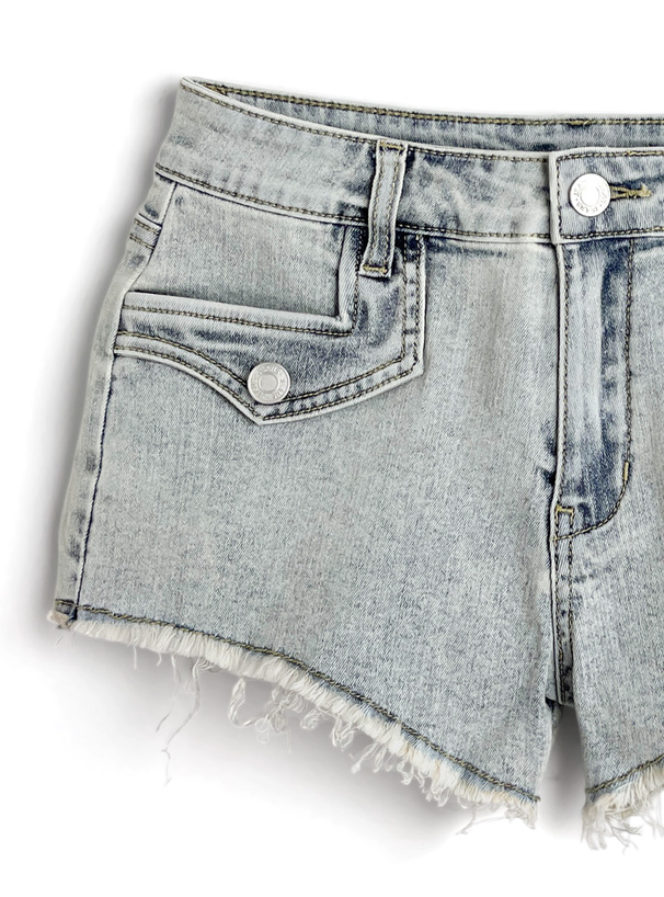 ローライズフリンジデニムショートパンツ[cu567] | レディース