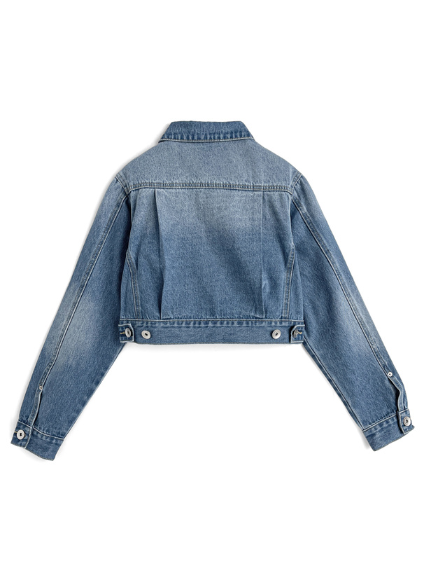 ショート丈デニムジャケット[cu570] | レディースファッション通販の