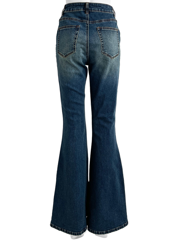 フレアデニムパンツ[cu577] | レディースファッション通販のグレイル