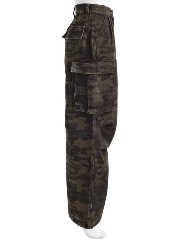 ILLIT アイリット BEBカモフラージュ柄カーゴワイドパンツ