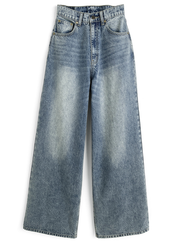 ワイドデニムパンツ[cu595]