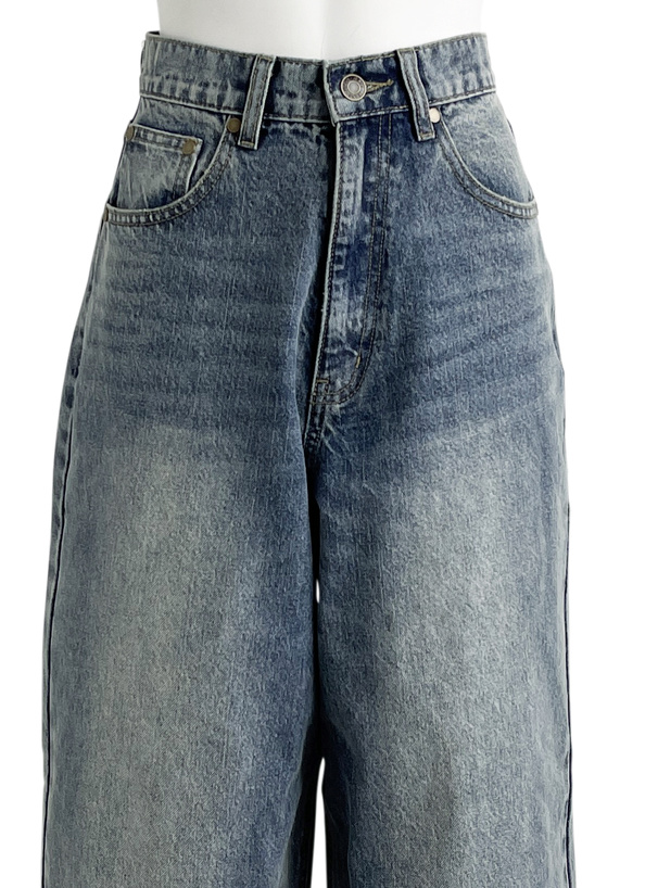 ワイドデニムパンツ