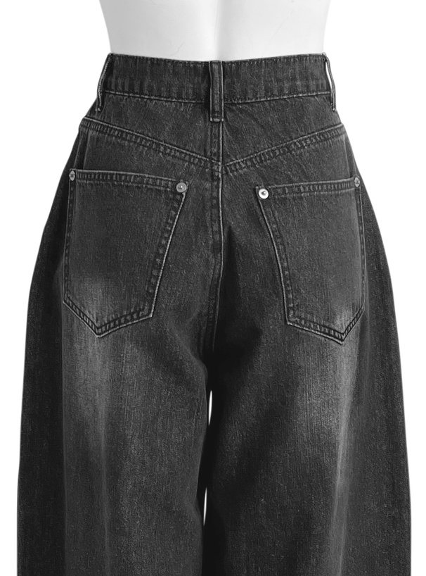 バレルレッグデニムパンツ