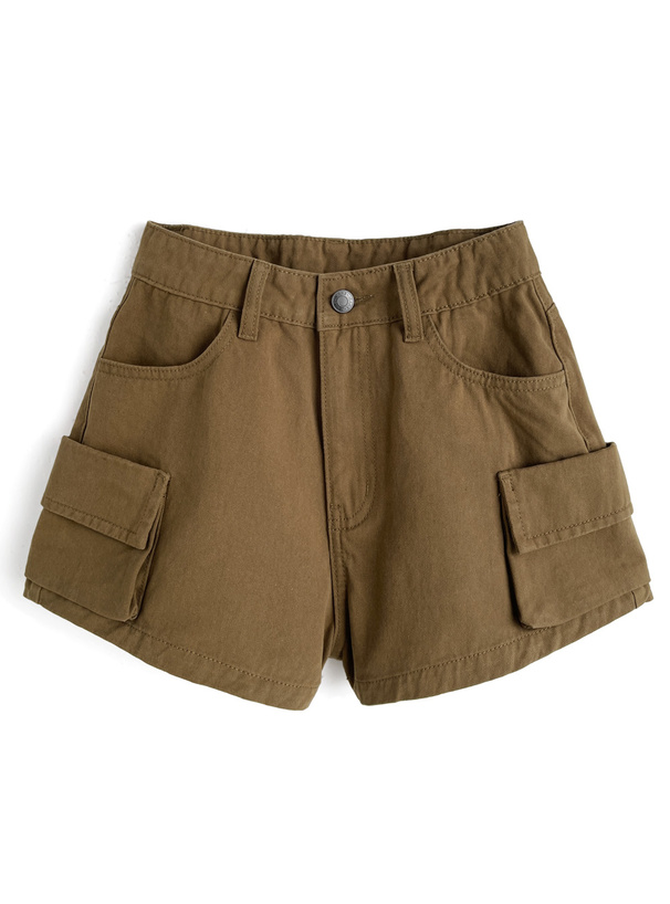 ベルト付きカーゴショートパンツ[cu614] | レディースファッション通販