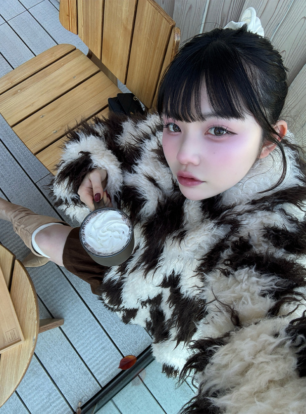 襟2Wayミックスカラーファーブルゾン[cz01] | レディースファッション