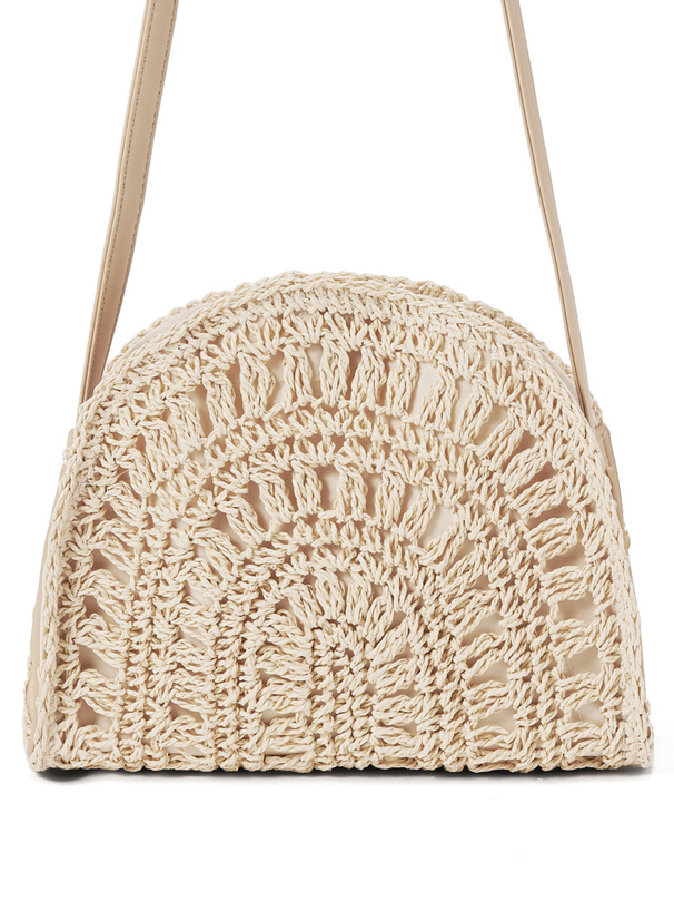 ペーパーハーフムーンショルダーバッグ