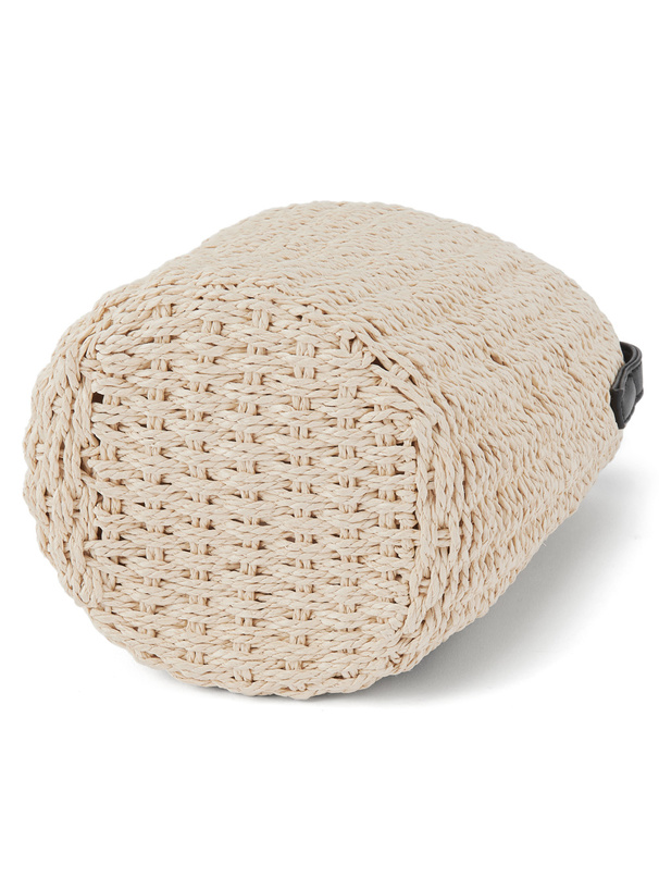 レザーコンビペーパーバケツバッグ