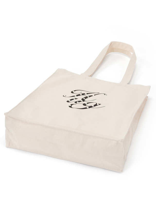 パールロゴプリントトートバッグ