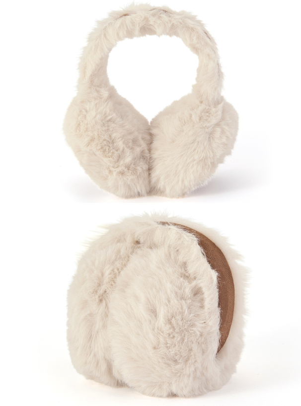 ムートン風イヤーマフラー