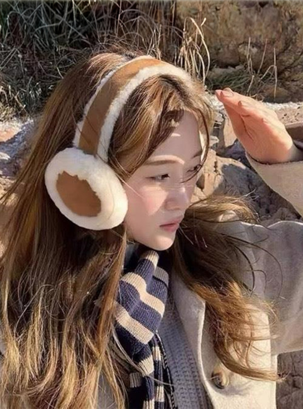 ムートン風イヤーマフラー