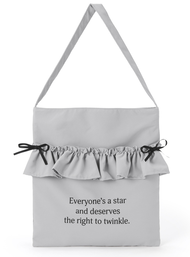 フリルリボンロゴトートバッグ