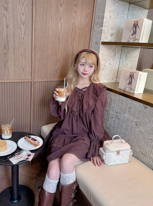 キルティングバニティショルダーバッグ