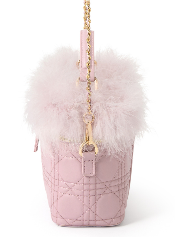 ファー パーティーバッグ ピンク BALENCIAGA フェイクファーバッグ 2WAY ピンク バレンシアガ | 2122