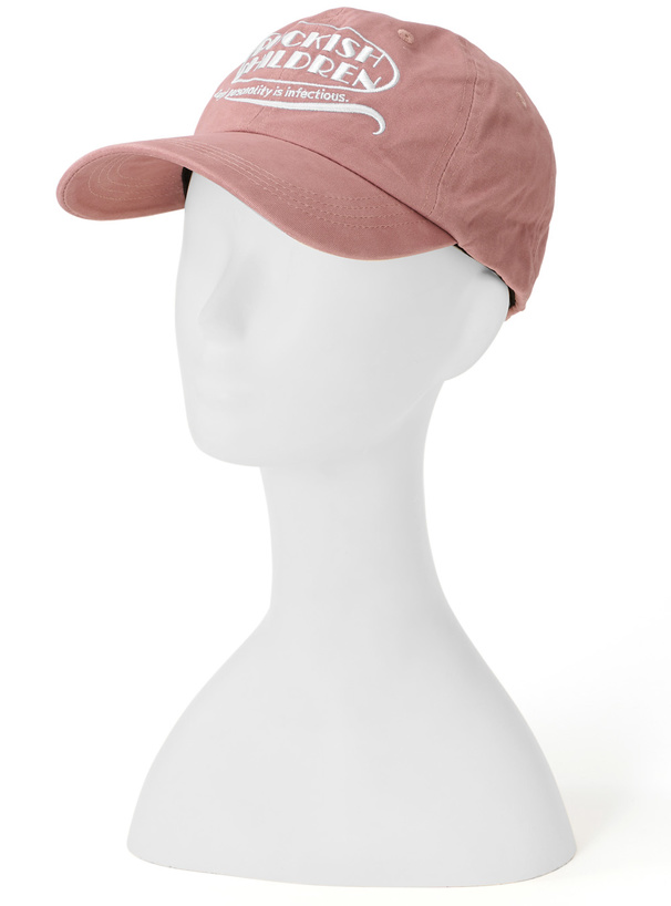 配色ロゴ刺繍キャップ