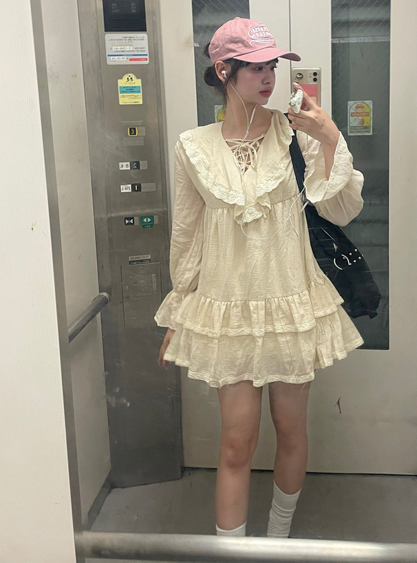 配色ロゴ刺繍キャップ