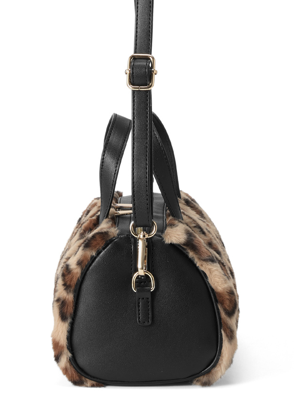 2Wayレオパード柄ファーボストンバッグ[dd482a] | レディース