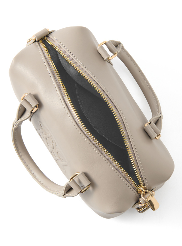 2Wayモノグラムロゴボストンバッグ