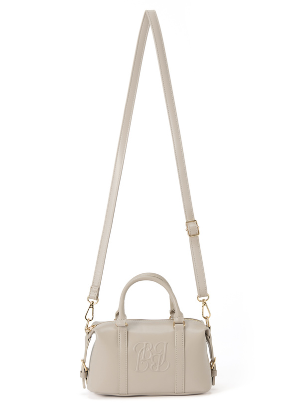 2Wayモノグラムロゴボストンバッグ