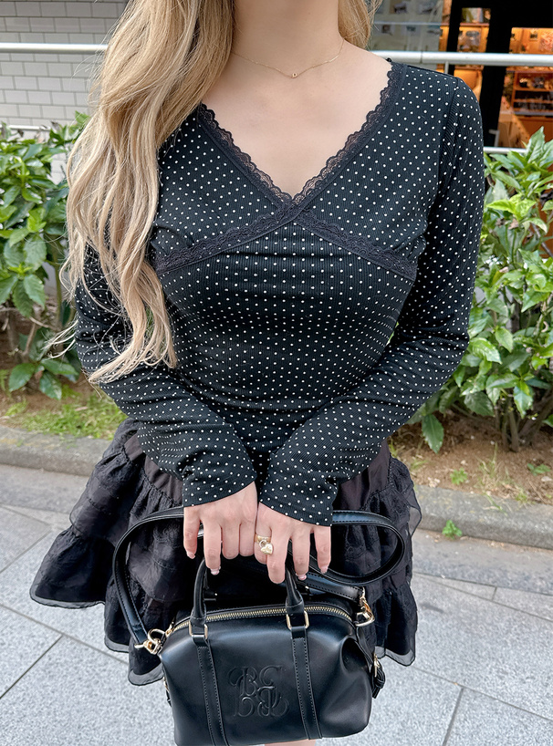 2Wayモノグラムロゴボストンバッグ