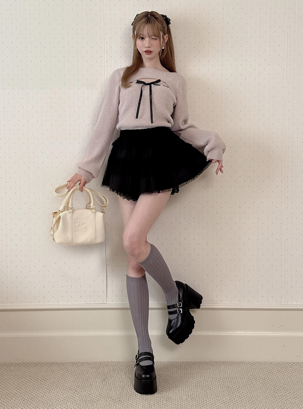 2Wayモノグラムロゴボストンバッグ